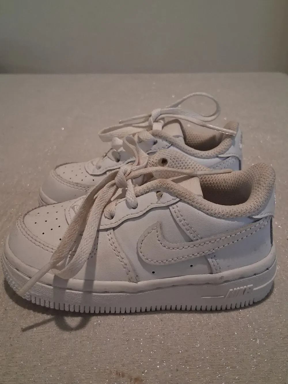 Nike Force 1 LE Triple White Toddler Size 6C Shoes DH2926-111 Baby Sneakers AF1
